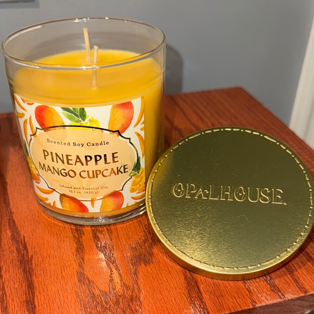 Opalhouse Pineapple Mango Cupcake Candle